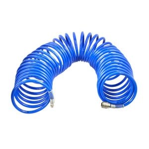 Furtun pneumatic spiralat, cuplare rapida, PU Geko 8x12mm 20m