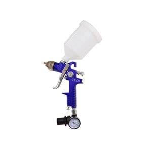 Pistol de vopsit cu aer comprimat Geko G01182, HVLP, 1.4mm, 600ml, reductor presiune