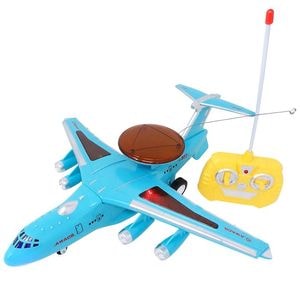 Avion de Jucarie cu Telecomanda,  Lumini si Sunete, 3 ani+, multicolor