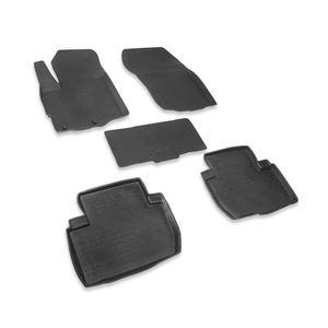 Set  covorase auto SEINTEX, pentru PEUGEOT 4007 2007-2012, 5 bucati, negru