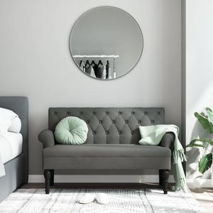Banca cu spatar VIDAXL, textil, 120 x 62 x 75 cm, gri