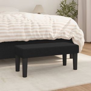 Banca VIDAXL, textil, 70 x 30 x 30 cm, negru