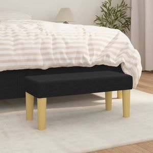 Banca VIDAXL, textil, 70 x 30 x 30 cm, negru