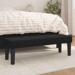 Banca VIDAXL, textil, 100 x 30 x 30 cm, negru
