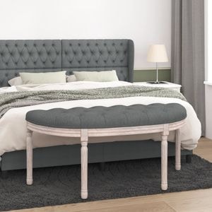 Banca VIDAXL, textil, 110 x 45 x 49 cm, gri