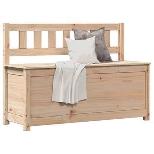 Banca VIDAXL, lemn masiv de pin, 110 x 41 x 76 cm, maro
