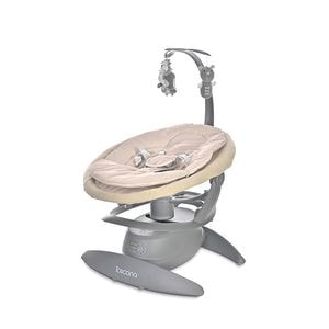 Leagan electric Lorelli Toscana, rotativ, panel muzical, telecomanda, Beige Dots