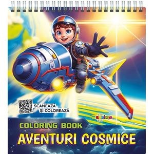 Coloring Book: Aventuri cosmice. Scaneaza si coloreaza
