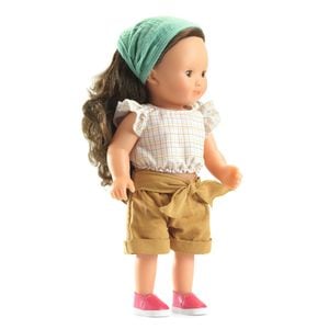 Papusa Frumoasa Josephine, Djeco, din vinil moale la atingere, 32 cm
