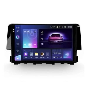 Navigatie Auto Teyes CC3, 2K 360 Honda Civic 10 2015-2020, 6+128GB, 9.5" QLED, Octa-core 2Ghz, Android, 4G, Bluetooth 5.1, DSP