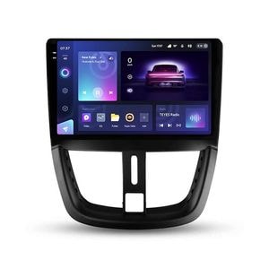 Navigatie Auto Teyes CC3, 2K 360 Peugeot 207 2006-2015, 6+128GB, 9.5" QLED, Octa-core 2Ghz, Android, 4G, Bluetooth 5.1, DSP