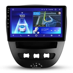 Navigatie Auto Teyes CC2, Plus Peugeot 107 2005-2014, 4+64GB, 10.2" QLED, Octa-core 1.8Ghz, Android 4G, Bluetooth 5.1, DSP