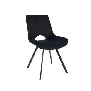 Scaun Living KJC361, 53 x 62 x 85 cm, negru