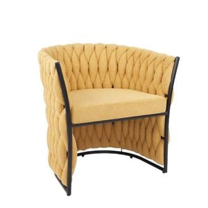 Scaun Living KJC4342, 74 x 62 x 74 cm, galben