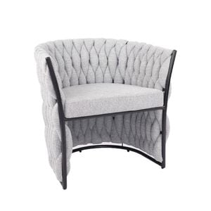 Scaun Living KJC4342, 74 x 62 x 74 cm, gri deschis