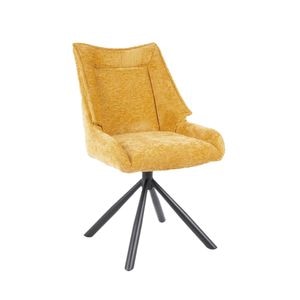 Scaun Living KJC4346, 53 x 60 x 87,  Galben