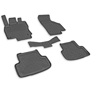 Set covorase auto SEINTEX, pentru AUDI A3 (8V) 2013-2020, 5 bucati, negru
