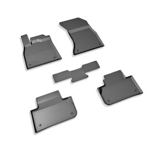 Set covorase auto SEINTEX, pentru AUDI Q5 II dupa 2017-prezent, 5 bucati, negru