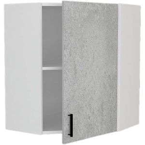 Corp superior coltar de bucatarie Sani Glamur, 60x60x72 cm, aspect beton