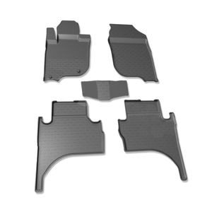 Set covorase auto SEINTEX, pentru MITSUBISHI L200 V dupa 2015-prezent, 5 bucati, negru