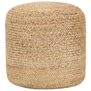 Taburet VIDAXL, iuta, D40 x 45 cm, maro