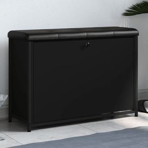 Pantofar VIDAXL, cu sertar rabatabil, 82x32x56 cm, negru