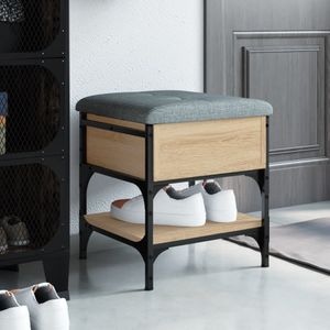 Pantofar VIDAXL, lemn prelucrat, 42x42x45 cm, stejar sonoma