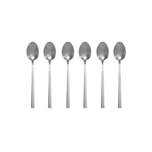 Set lingurita ceai AMBITION Como Silver, 6 piese, inox