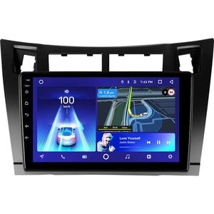 Navigatie Auto Teyes CC2 Plus, Toyota Yaris 2005-2012, 4+32GB, 9" QLED, Octa-core 1.8Ghz, Android, 4G, Bluetooth 5.1, DSP