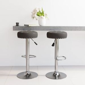 Scaune de bar VIDAXL, 2 buc, negru, material textil