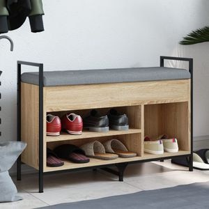 Pantofar VIDAXL, lemn prelucrat, 85.5x32x57.5 cm, stejar sonoma