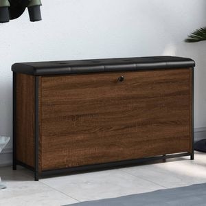 Pantofar VIDAXL, cu sertar rabatabil, 102x32x56 cm, stejar maro