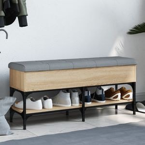Pantofar VIDAXL, lemn prelucrat, 102x32x45 cm, stejar sonoma