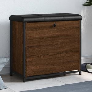 Pantofar VIDAXL, cu sertar rabatabil, 62x32x56 cm, stejar maro
