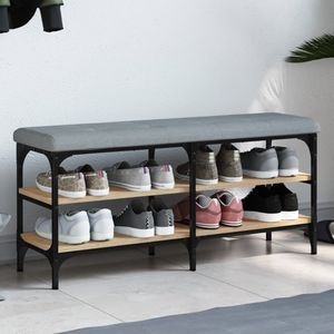 Pantofar VIDAXL, lemn prelucrat, 102x32x47 cm, stejar sonoma