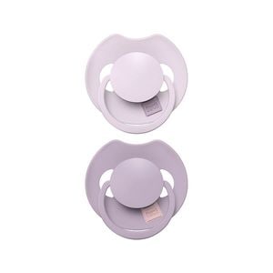 Suzeta silicon Dynamic Lovi Prime, 6-18 luni, 2 bucati, lilac-violet