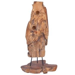 Raft vin VIDAXL, pentru 8 sticle, lemn, 40 x 30 x 80 cm, maro