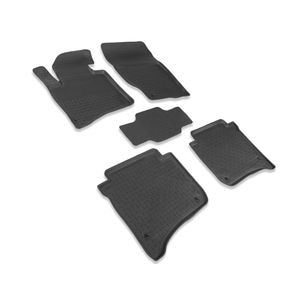 Set covorase auto SEINTEX, pentru PORSCHE Cayenne II 2011-2017, 5 bucati, negru