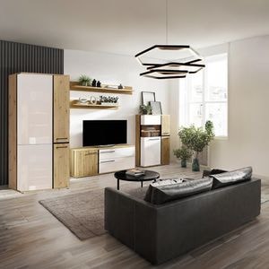 Mobilier Living Molto B Alb Artisan, 336 x 221 x 53 cm