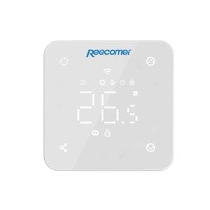 Termostat digital Wi-fi Reecomer, pentru incalzire in pardoseala, programabil, cu fir