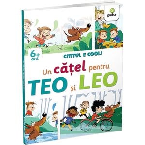 Cititul e cool. Un catel pentru Teo si Leo - Sara Stangherlin, Fabio Santomauro