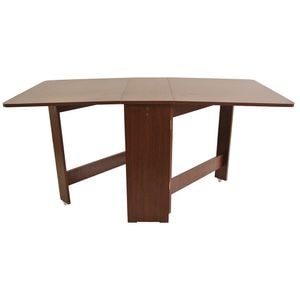 Masa plianta DRIMUS MD1, Pal Melaminat, 6 persoane, 160x80x75 cm, Wenge