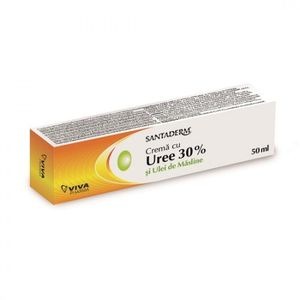 Crema cu Uree 30% si ulei de masline, 50 ml, Santaderm