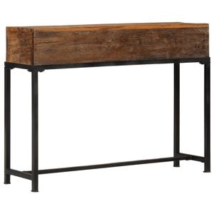 Masa consola VIDAXL, lemn masiv reciclat, 110 x 30 x 80 cm, maro