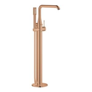 Baterie de cada Grohe Essence 23491DA1, montare pe podea, 1/2'' , set de dus, necesita set fixare, lucios, cupru