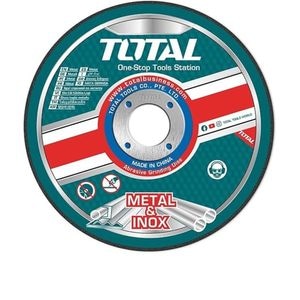 Set discuri abrazive pentru metal/inox Total, dimensiuni 115x1.2mm, 10 bucati