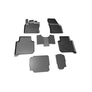 Set covorase auto SEINTEX, pentru VW Tiguan Allspace 2016-prezent, 5 sau 7 locuri, 5 bucati, negru