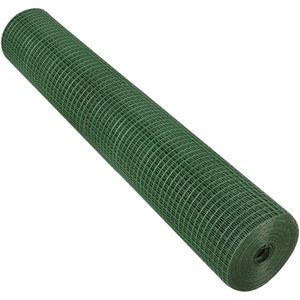 Plasa sudata Zn plastifiata EvoTools, 10 x 1.5 m, grosime sarma 1.2 mm, ochi 16x16mm