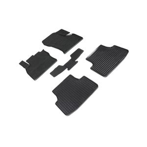 Set covorase auto SEINTEX GRID, pentru Skoda Octavia 4 2019-Prezent, 5 bucati, negru