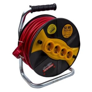 Prelungitor pe rola cu tambur, 50 M, 3X2.5